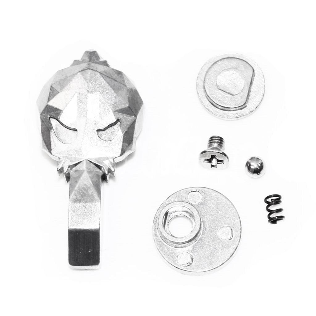 Airsoft APS Skull Ambidextrous Fire Selector(Long Type) For APS ASR PER M4 M16 AEG Rifles Silver