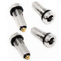 Jeu De Valves Pour Chargeur Airsoft - 2 Pièces Entrée/sortie - Compatible Army R17 R27 R28 R45 GBB - Métal Doré - 2