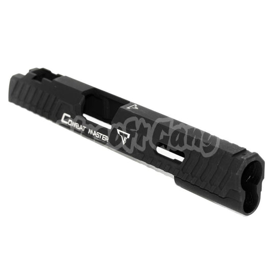 Airsoft 200mm Metal Slide For ARMY R601 TTI Combat Master Tokyo Marui Hi-Capa GBB Pistols Black