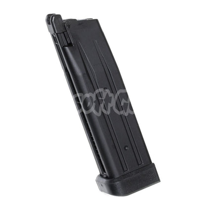 Airsoft 28rd Gas Magazine for E&C / ARMY / KJ KP-05 / Zeon / EMG SAI STI TTI / BELL / AW / WE / Tokyo Marui Hi-Capa GBB Pistol Black