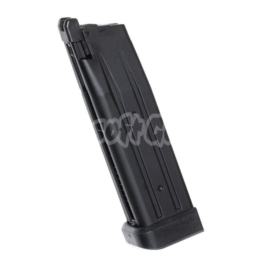 Airsoft 28rd Gas Magazine for E&C / ARMY / KJ KP-05 / Zeon / EMG SAI STI TTI / BELL / AW / WE / Tokyo Marui Hi-Capa GBB Pistol Black