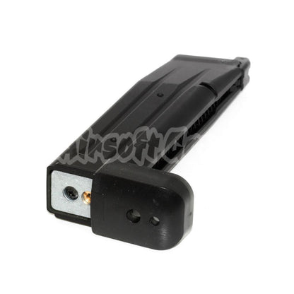 Airsoft 28rd Gas Magazine for E&C / ARMY / KJ KP-05 / Zeon / EMG SAI STI TTI / BELL / AW / WE / Tokyo Marui Hi-Capa GBB Pistol Black