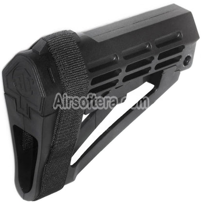 Airsoft Bell 180mm Polymer Stock For M4 Series GBB Rifles Black