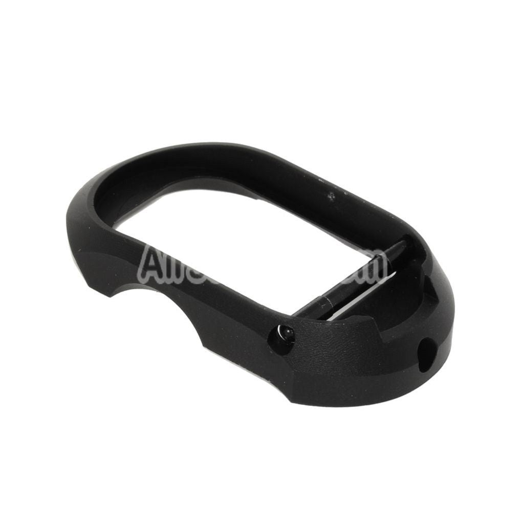 Airsoft E&C Aluminum Magwell For E&C Tokyo Marui Hi-Capa Series GBB Pistols Black