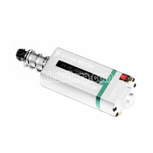 Airsoft SOLINK Ultrathin Brushless Super High Torque Motor (Long Axle) 11.1V 30000RPM For M4 M16 MP5 G3 P90 AEG Rifles