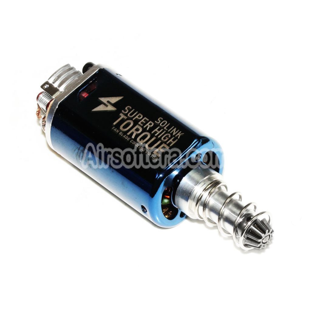 Airsoft SOLINK Super High Torque Motor (Long Axle) 11.1V 32000RPM For M4 M16 MP5 G3 P90 AEG Rifles