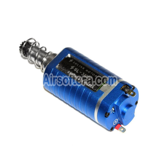 Airsoft SOLINK SX-1 Advanced Brushless Super High Speed Motor (Long Axle) 11.1V 34000RPM For M4 M16 MP5 G3 P90 AEG Rifles