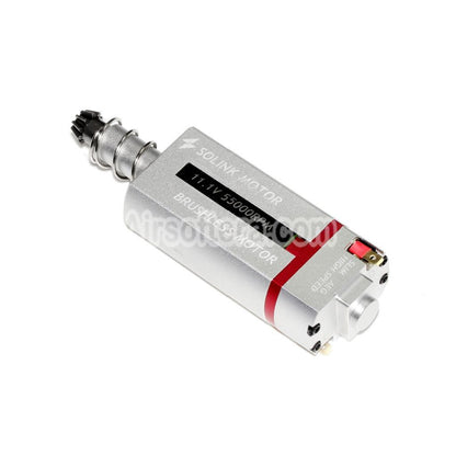 Airsoft SOLINK Ultrathin Brushless Super High Speed Motor (Long Axle) 11.1V 55000RPM For M4 M16 MP5 G3 P90 AEG Rifles