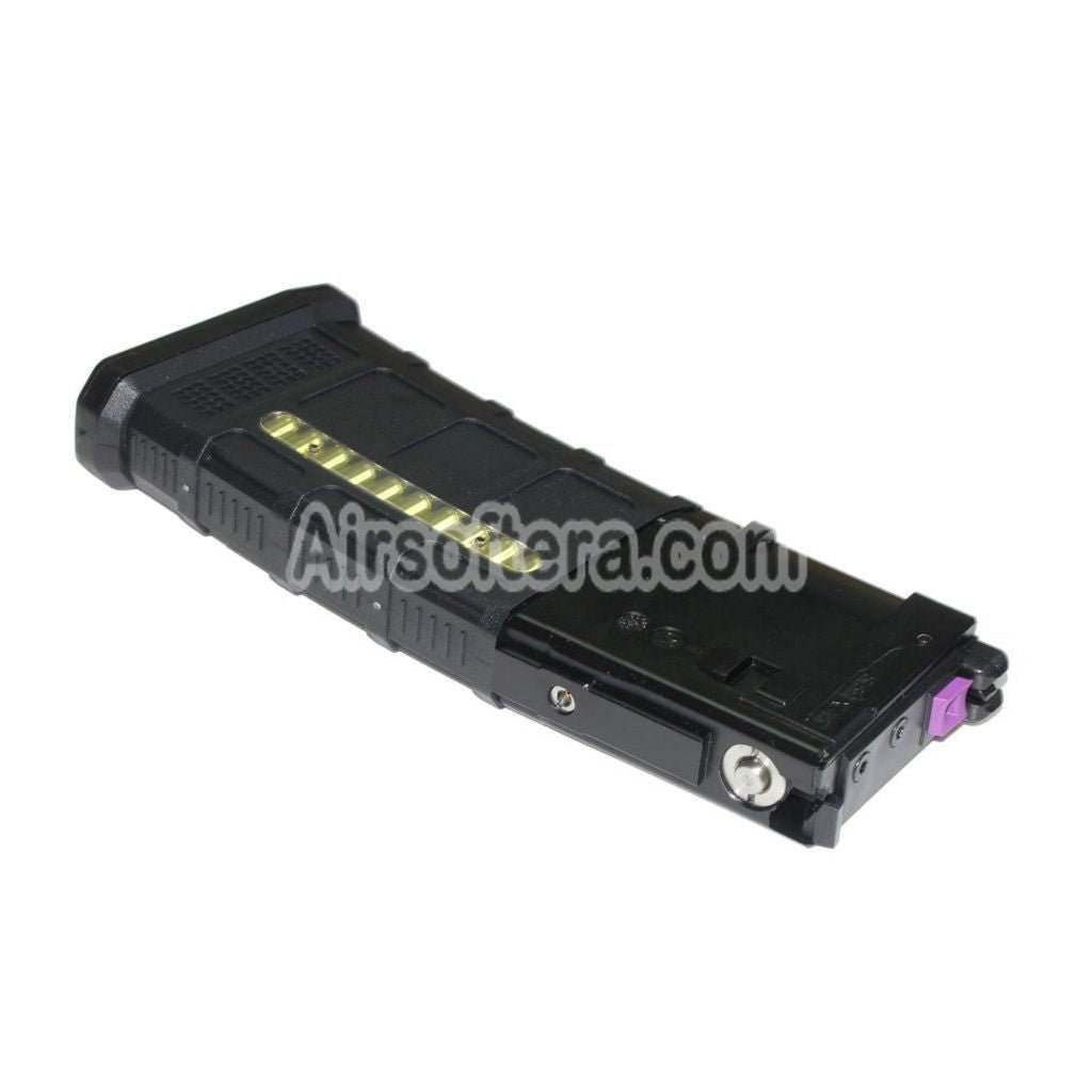 Airsoft SP System T8 P30 35 Schuss Gasmagazin für Tokyo Marui M4 Serie MWS GBB Gewehre Schwarz