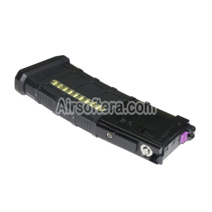 Airsoft SP System T8 P30 35 Schuss Gasmagazin für Tokyo Marui M4 Serie MWS GBB Gewehre Schwarz