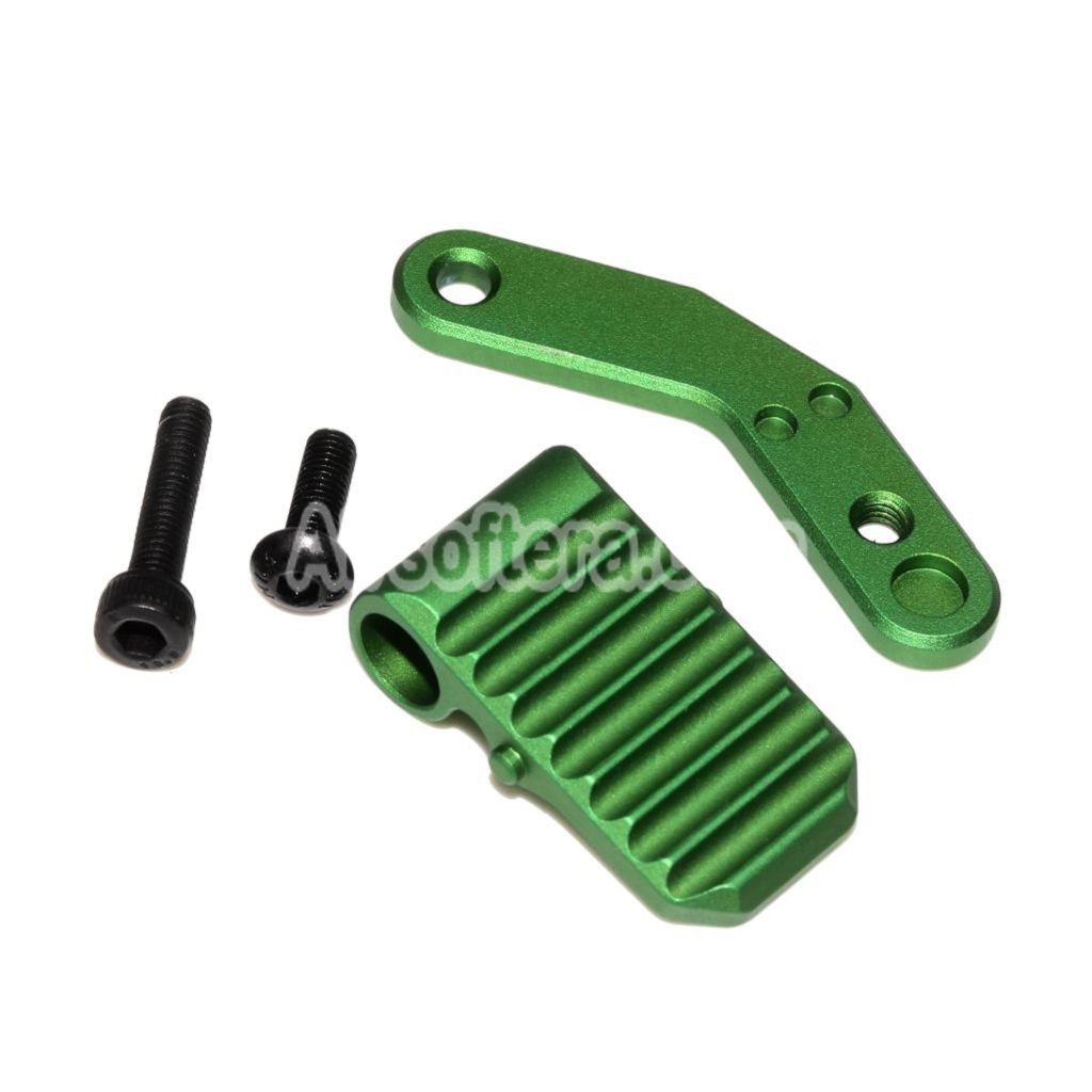 エアガン 5KU CNC アルミニウムサムレスト (左または右) アクションアーミー AAP-01 GBB ピストル用 グリーン