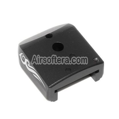 Airsoft AIP Lasered Magazine Base Plate Cover Type-3 For ARMY EMG SAI STI TTI AW WE Tokyo Marui Hi-Capa GBB Co2 Gas Pistol Magazine Black