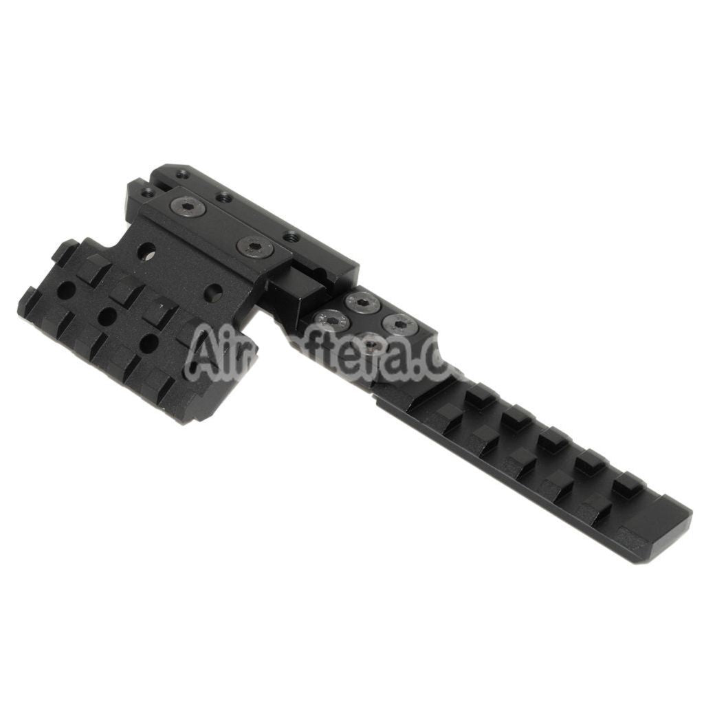 Airsoft PPS CNC Aluminum Rear Sight Extended Rail Mount Set For AK Series AEG Rifles