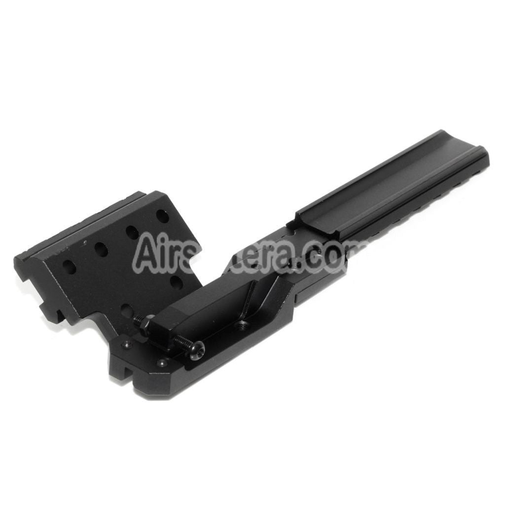 Airsoft PPS CNC Aluminum Rear Sight Extended Rail Mount Set For AK Series AEG Rifles