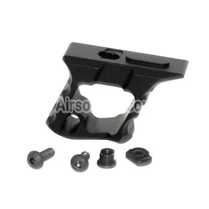 Airsoft 5KU HALO Style Handstop For KeyMod M-LOK Rail System Black