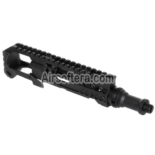 Airsoft 5KU Carbine Rifle Conversion Kit Type-A with M1913 Rail Stock Adaptor For Action Army AAP-01 Series GBB Pistols Black