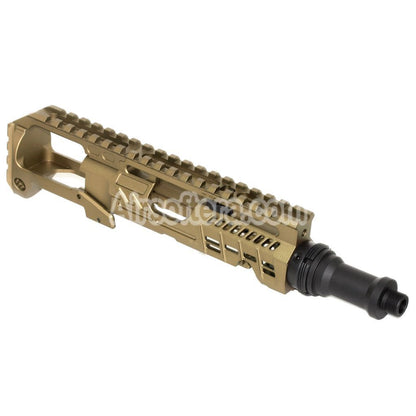 Airsoft 5KU Carbine Rifle Conversion Kit Type-B with M1913 Rail Stock Adaptor For Action Army AAP-01 Series GBB Pistols FDE