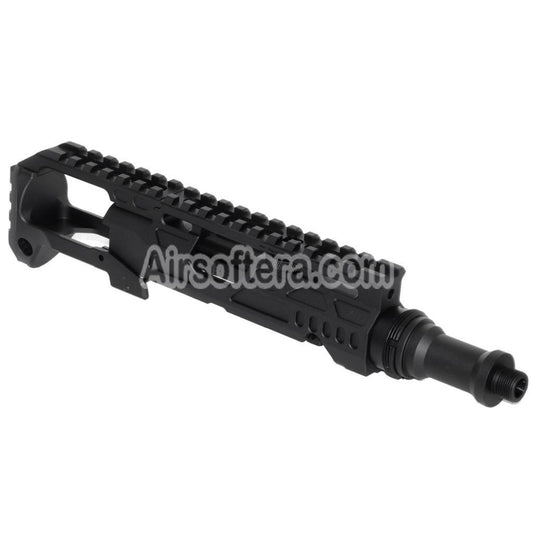 Airsoft 5KU Carbine Rifle Conversion Kit Type-C with M1913 Rail Stock Adaptor For Action Army AAP-01 Series GBB Pistols Black