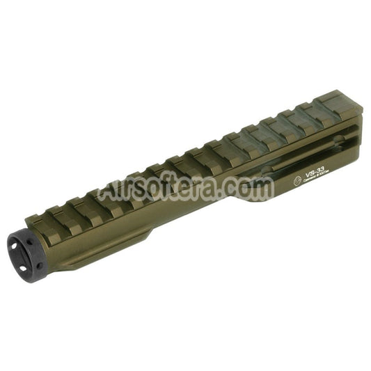 Airsoft 5KU 20mm Picatinny Top Rail VS-33 Gas Tube For LCT GHK CYMA D-Boys Tokyo Marui AK Series AEG GBB Rifles FDE