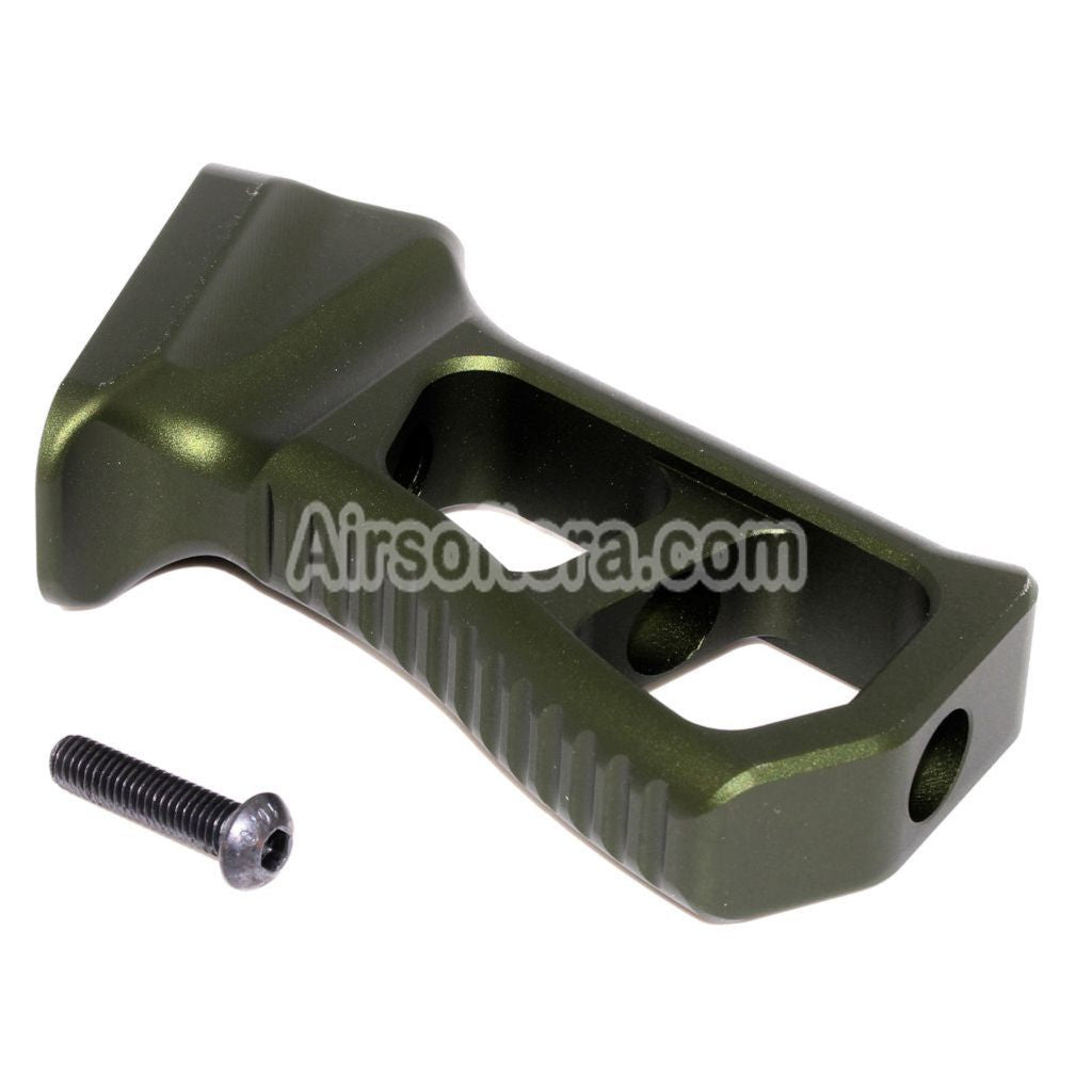 Airsoft 5KU Aluminum Skeletonized Grip For GHK WE KWA Tokyo Marui AK Series GBB Rifle OD
