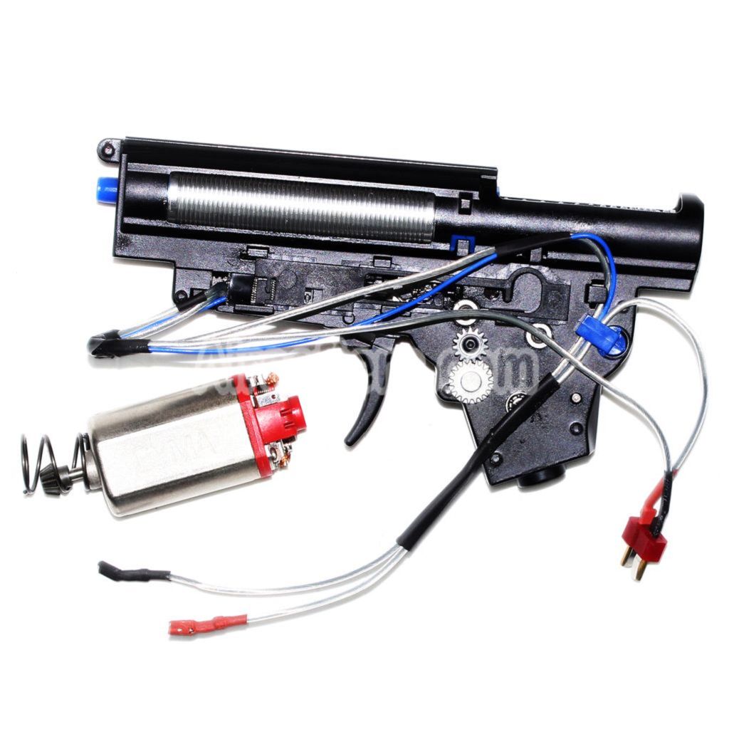 alfa gears Airsoft CYMA Platinum Series Complete QD V3 Gearbox with Neodymium Mag