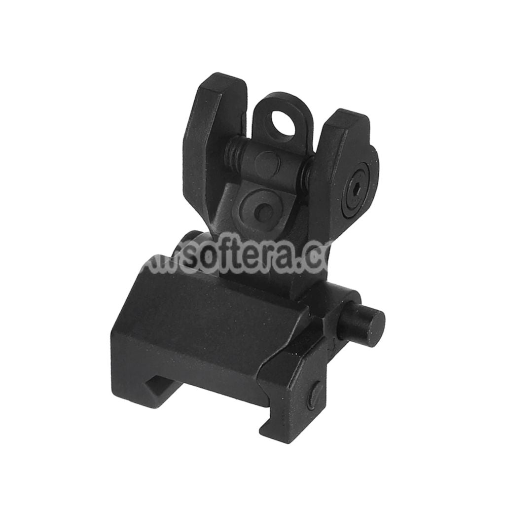 Airsoft CYMA Metal Flip Up Battle Rear Sight For 20mm 1913 Picatinny Rail M4 M16 AEG Rifles