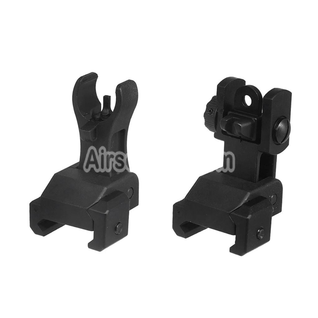 Airsoft CYMA Flip Up Front Rear Sight For CYMA CM102 EMG SGR-12 Shotgun 20mm 1913 Picatinny Rail AEG Rifles